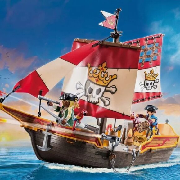 Playmobil - Pirate Ship Brown - Picture 2 of 7